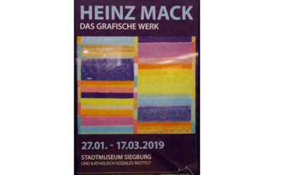 Heinz Mack – Das grafische Werk – Ausstellung KSI + Stadtmuseum Siegburg